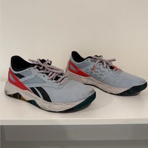 Reebok Nanoflex TR Gable Grey Cherry Camo size 7 kids US, 39 eu